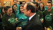 Le Président de la République rencontre des jeunes de l'enseignement agricole