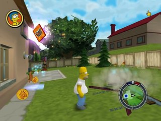 The Simpsons Hit and Run - Level 1 - All gags