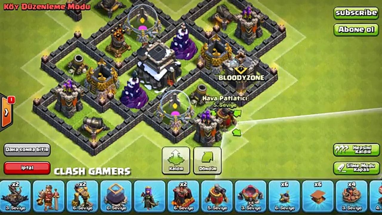 6.Seviye Köy Binası - Yeni Güncelleme İçin - Ganimet Koruma Düzeni - Clash of Clans ( th6 farming )