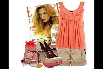 Бежевые туфли с чем носить