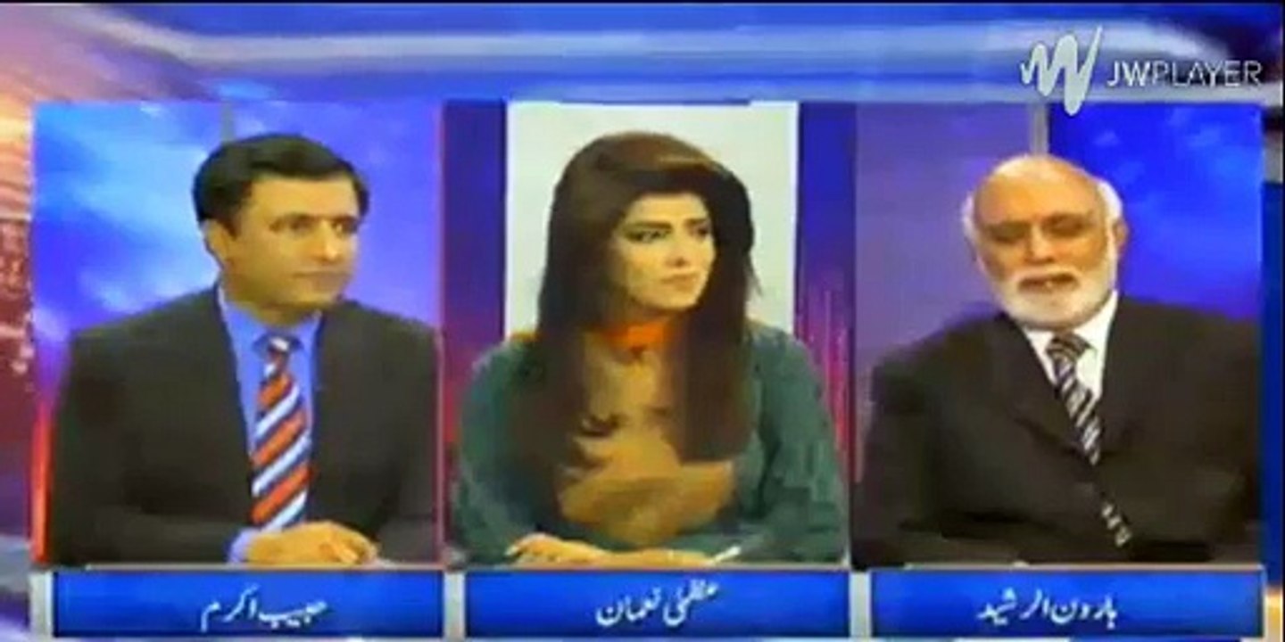 Ap MQM join ker lain - Intense discussion between Haroon Rasheed and Habib Akram regarding Altaf Hussain