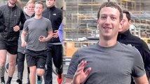 Facebook's Mark Zuckerberg Takes a Run Around Berlin