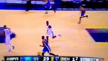 Stephen Curry breaks Lee's ankles and hits the three 2015 playoffs