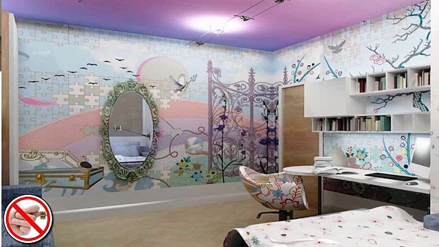 Дизайн интерьера подростка девочки