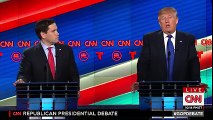 Donald J. Trump and Marco Rubio spar over negotiations between the Israelis and Palestinians at the Debate