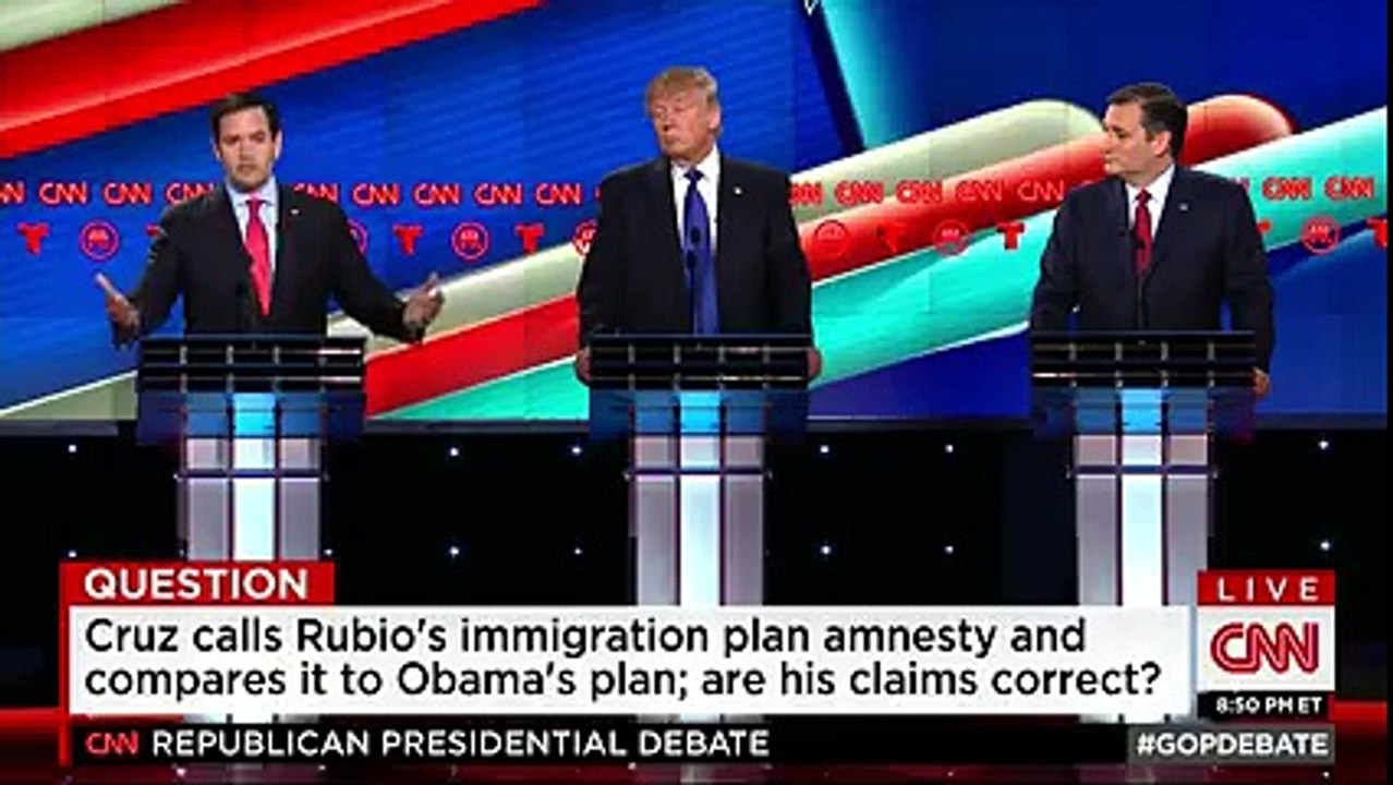 Marco Rubio says a lot of Donald J. Trump's positions are new to him
