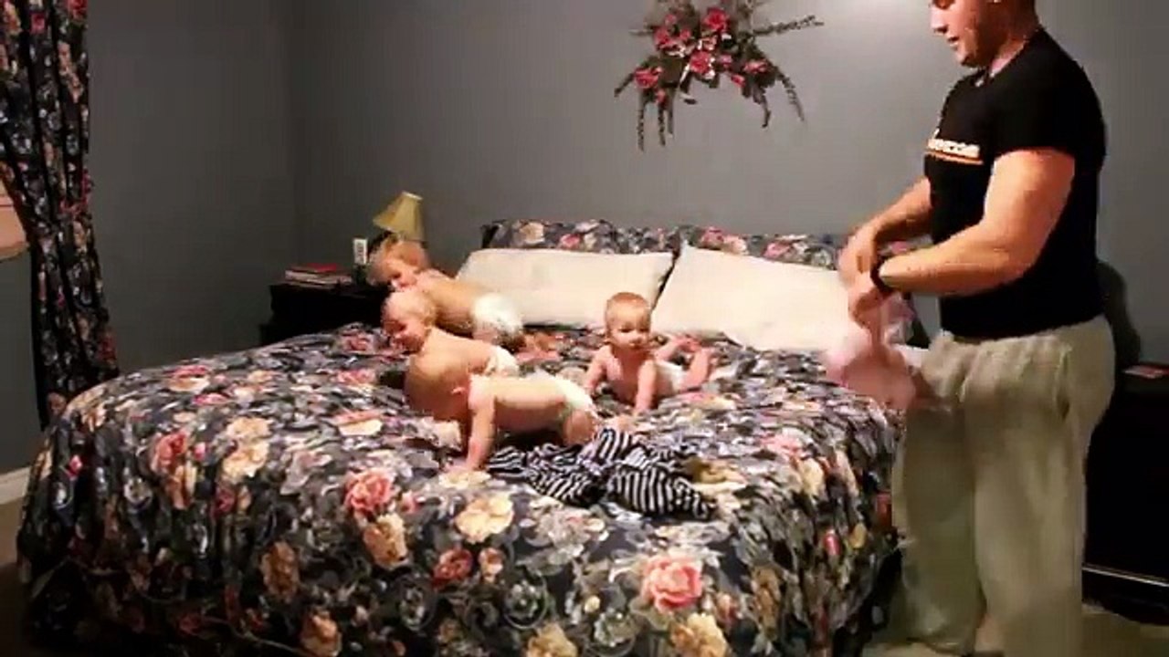 Uncle vs Triplets + Toddler (720p Full HD)