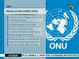 Resolución del Consejo de Seguridad sobre Siria