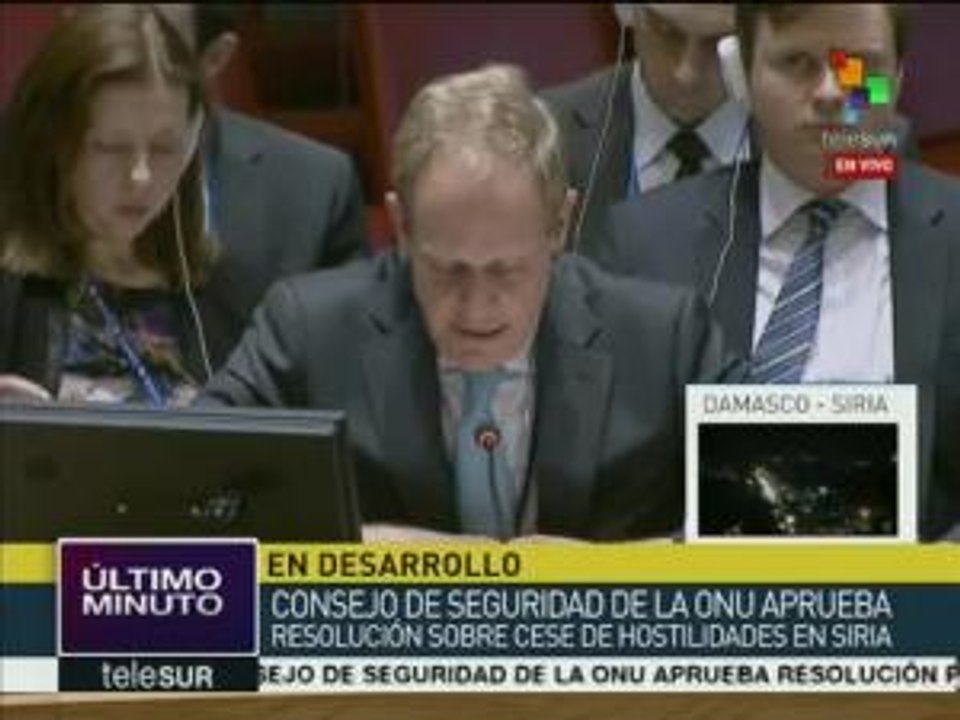 Reino Unido saluda acuerdo sobre cese de hostilidades en Siria