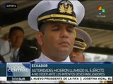 Ecuador: Correa preside ceremonia de cambio de alto mando militar