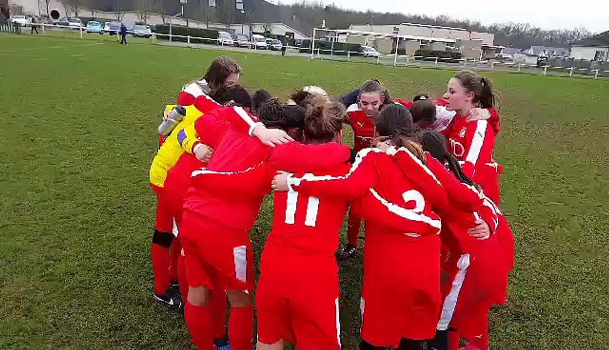 Victoire des U13/U15 Féminines à Saint Mars la briere : cri 2 !!!!
