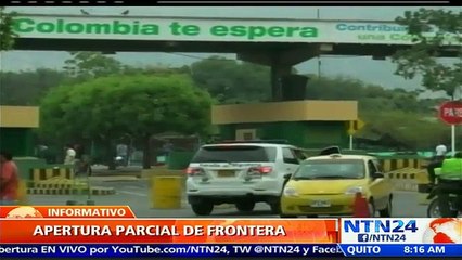 Venezuela reabre parcialmente la frontera con Colombia para permitir retorno de vehículos