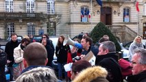 Manifestation contre la fermeture de la maternité