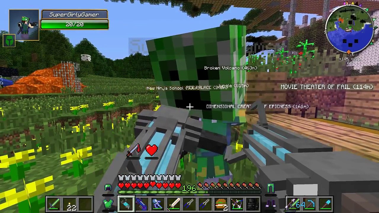 Minecraft: BLOW EVERYTHING UP MISSION! - Custom Mod Challenge [S8E87]