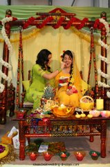 Latest ideas for Mehndi Stage Decorations, Mehndi Function - Latest and Trendy Mehndi Stage Decoration Plans - Asian Mehndi Arrangements - Mehndi Stage Decor Ideas on Pinterest