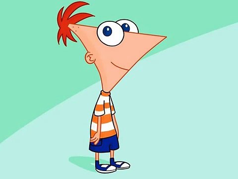 How to Draw Phineas from Phineas and Ferb (Standing) - Como Dibujar a Phineas Flynn