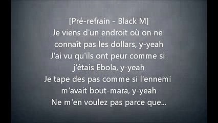 Black M - A l'ouest ft. MHD {Paroles_Lyrics}