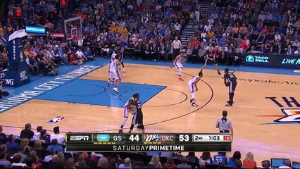 Le magnifique eurostep de Russell Westbrook sur Draymond Green