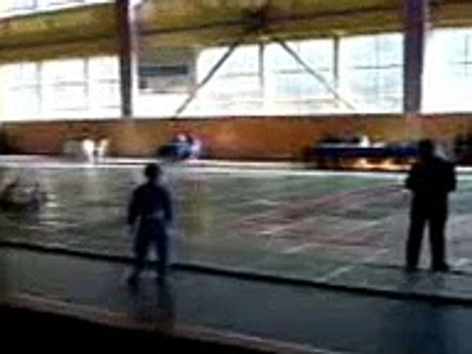 Дзюдо 1 схватка,(я в синем кимано)