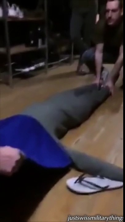 French Sit-Up PRANK in the Swiss Military