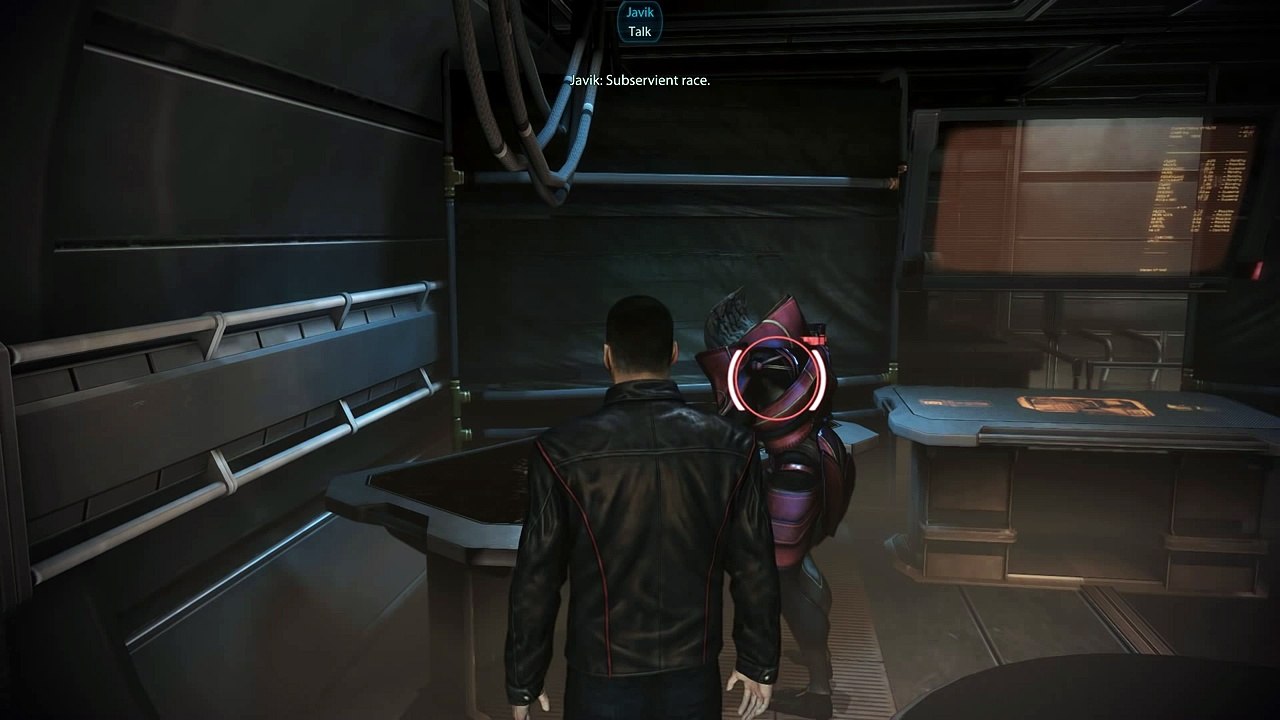 Mass Effect 3 Javik and four-eyed Garrus