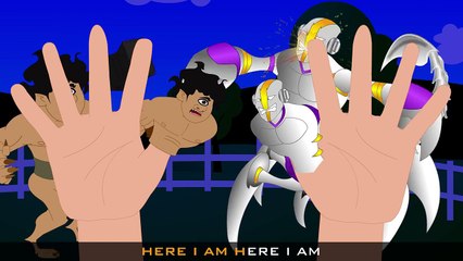 Finger Family Rhymes for Children Cyclops Vs Giant Scorpion Robot | Finger Family songs