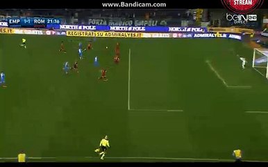 1-1 Empoli Vs Roma-  Own Goal - Zukanovic E