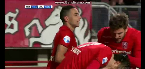 Zakaria El Azzouzi Goal - Twente 1-0 Groningen - 27/02/2016