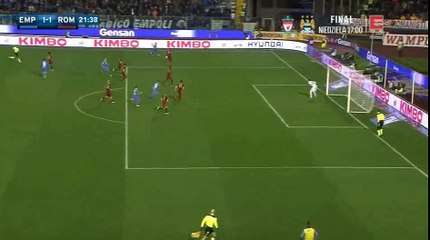 Zukanovic E. (Own goal) - Empoli 1 - 1 AS Roma - 27-02-2016