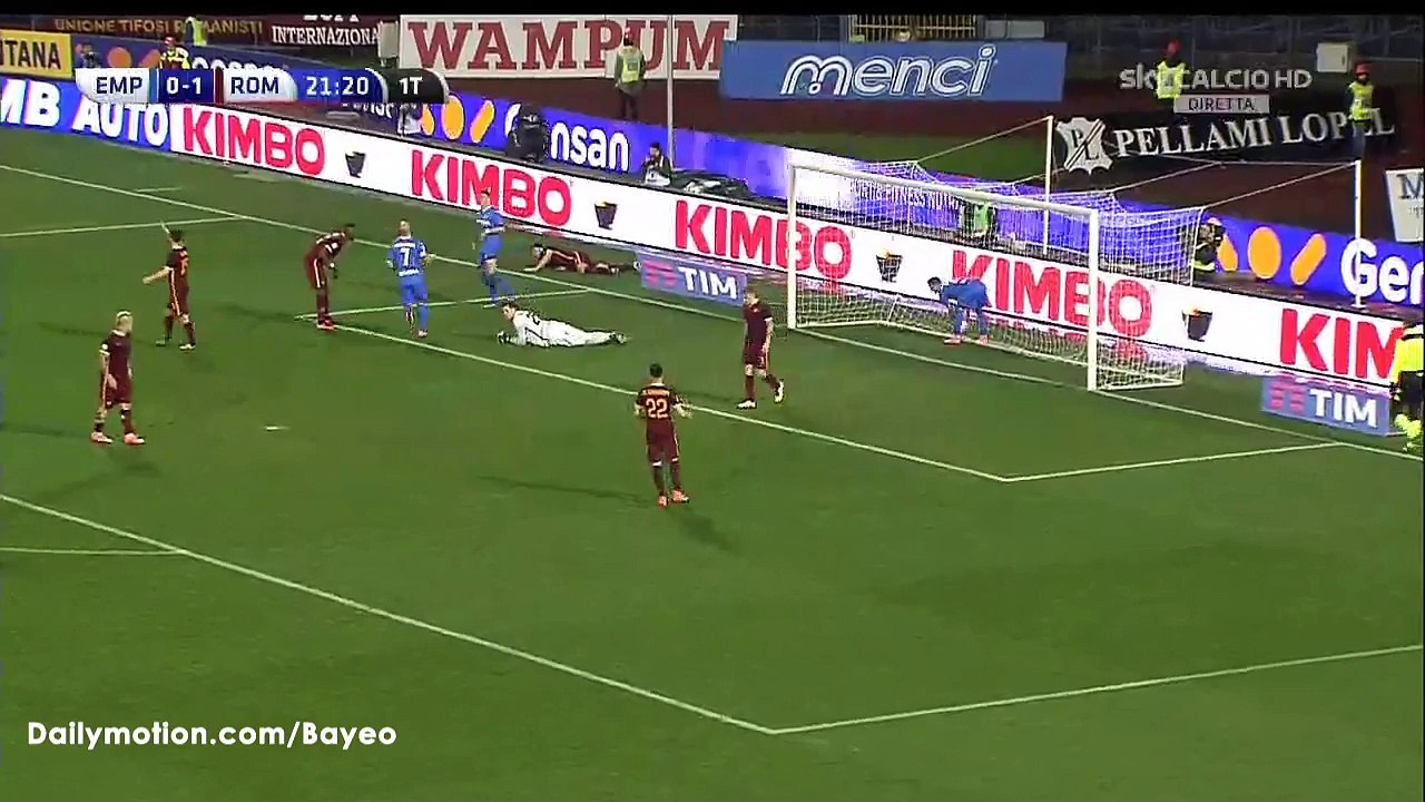 Zukanovic E. (Own goal) HD - Empoli 1-1 Roma - 27-02-2016
