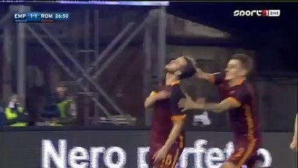 Miralem Pjanić Goal HD - Empoli 1-2 AS Roma 27.02.2016 HD -