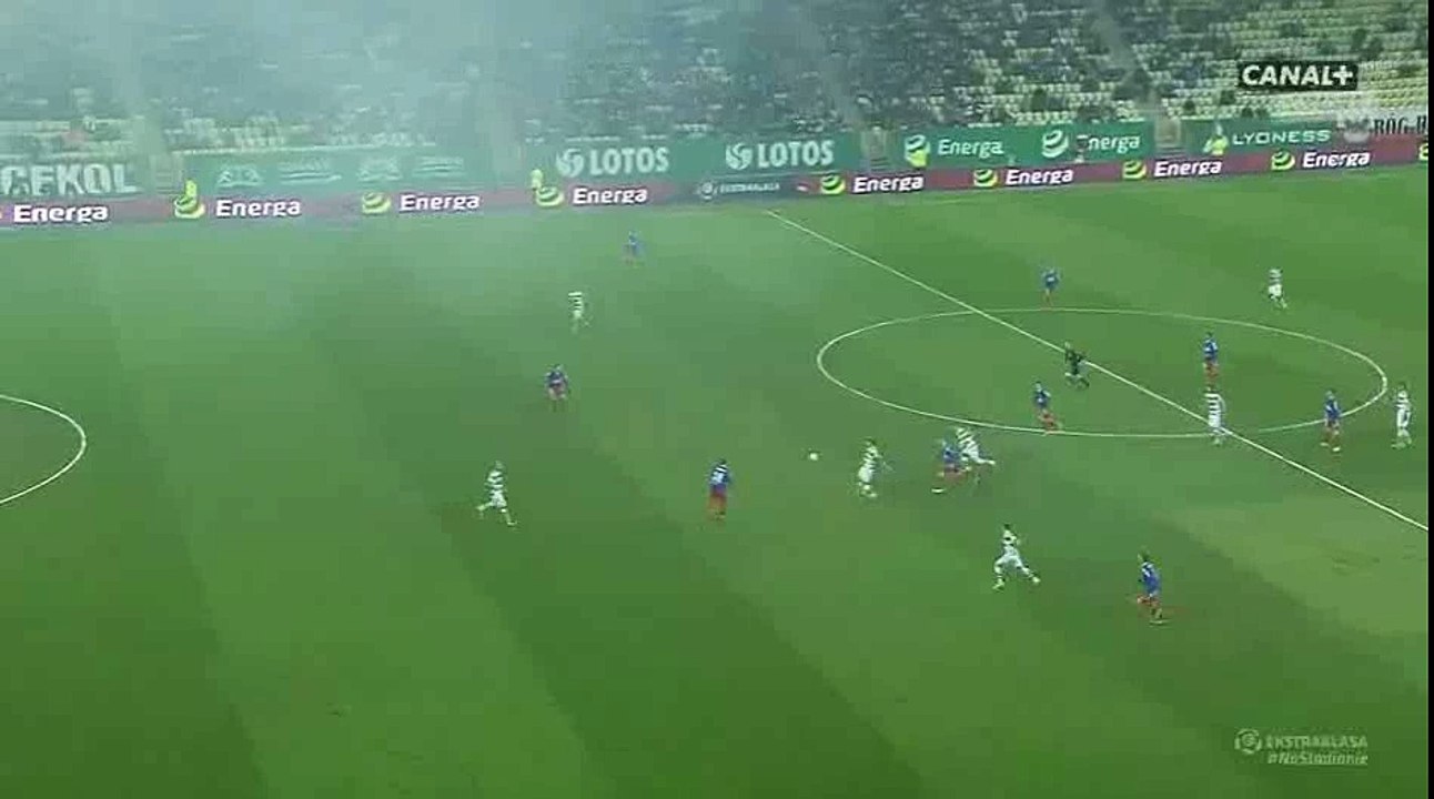 Grzegorz Kuswik Goal - Lechia Gdansk 1 - 0 Piast Gliwice - 27-02-2016