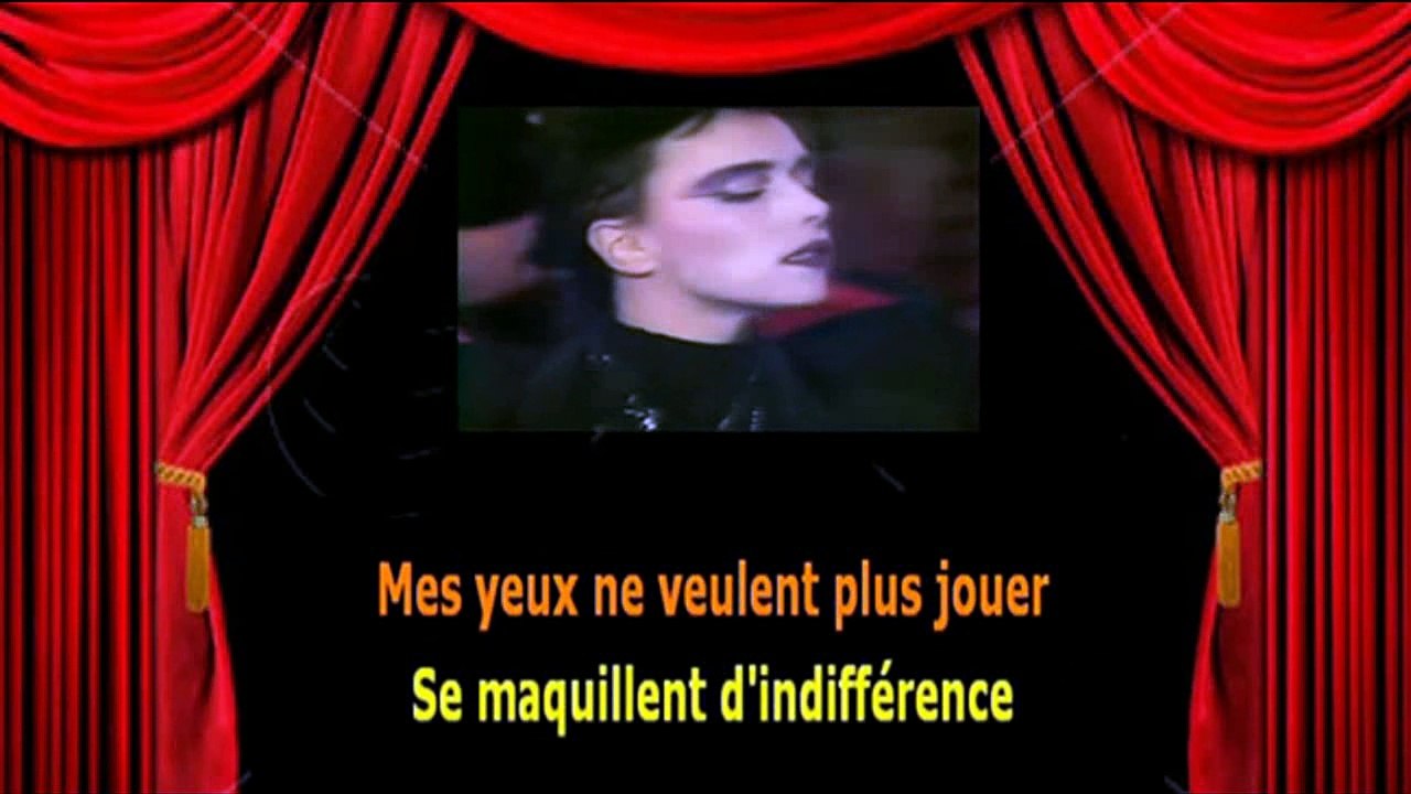 Karaoké Jeanne Mas  - En rouge et noir