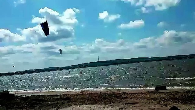 Кайтинг. Кокшетау, озеро Копа