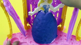 Play Doh Design a Dress Boutique Playset Disney Belle Rapunzel Prettiest Princess Playdough