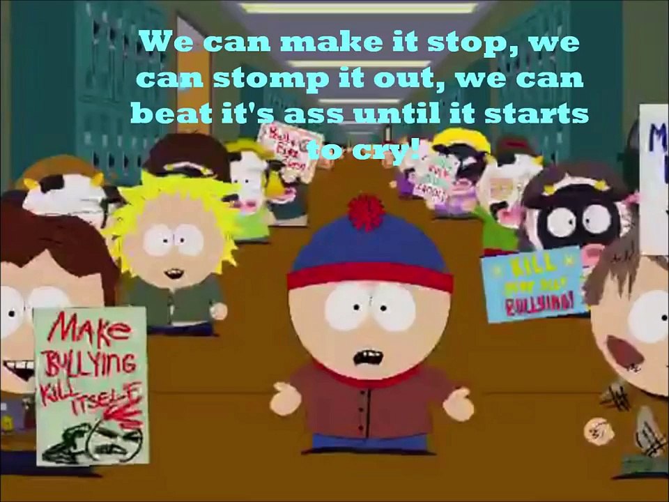 South Park make bullying kill itself with lyrics