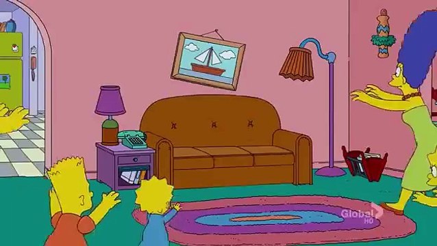 Simpsons - Couch Gag - Couch flees