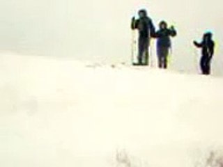 Супер прыжок на лыжах!!!!