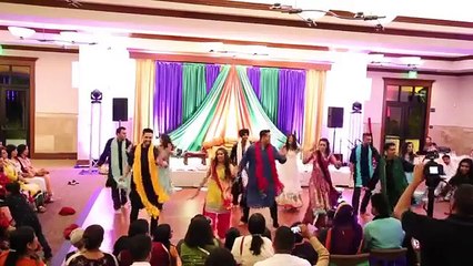 Osman and Maleeha's Mehndi - Girls and Boys Dance 2016