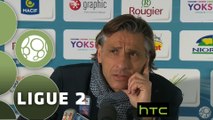 Conférence de presse Chamois Niortais - Havre AC (0-0) : Régis BROUARD (CNFC) - Bob BRADLEY (HAC) - 2015/2016