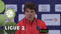 Conférence de presse Paris FC - AJ Auxerre (2-2) : Jean-Luc VASSEUR (PFC) - Jean-Luc VANNUCHI (AJA) - 2015/2016