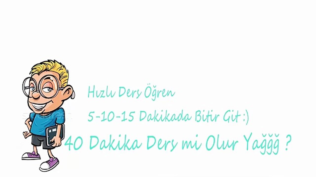 1,5 Dakikada Biyoloji KALITSAL HASTALIKLAR -8.Bölüm YGS-LYS