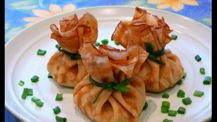 Блинчики с жульеном из рыбы