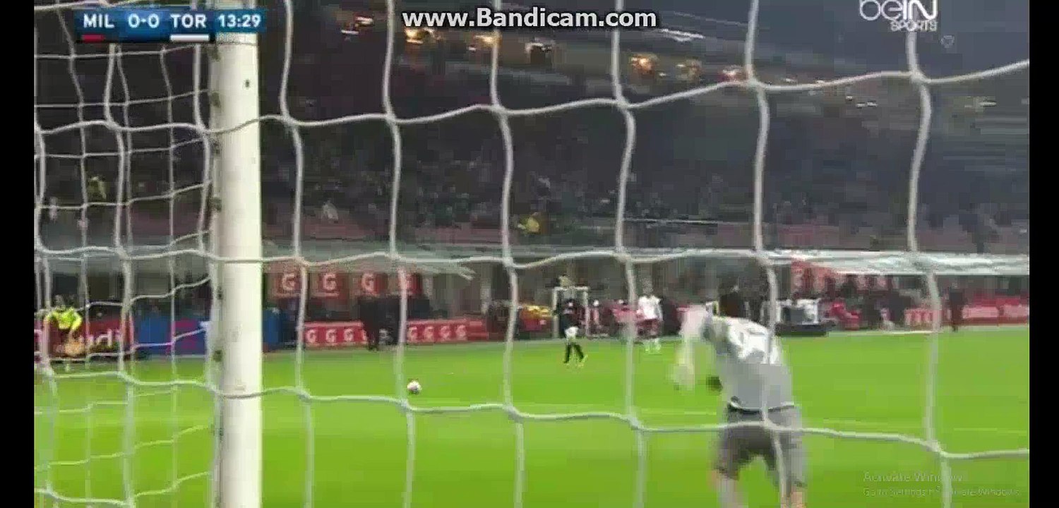 Carlos Bacca Super Power SHOOT | Milan 0-0 Torino 27/02/2016