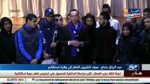 موفد تلفزيون النهار بنقل إنطباعات الحاضرين في أمسية هويس الشعر هشام الجخ من مستغانم