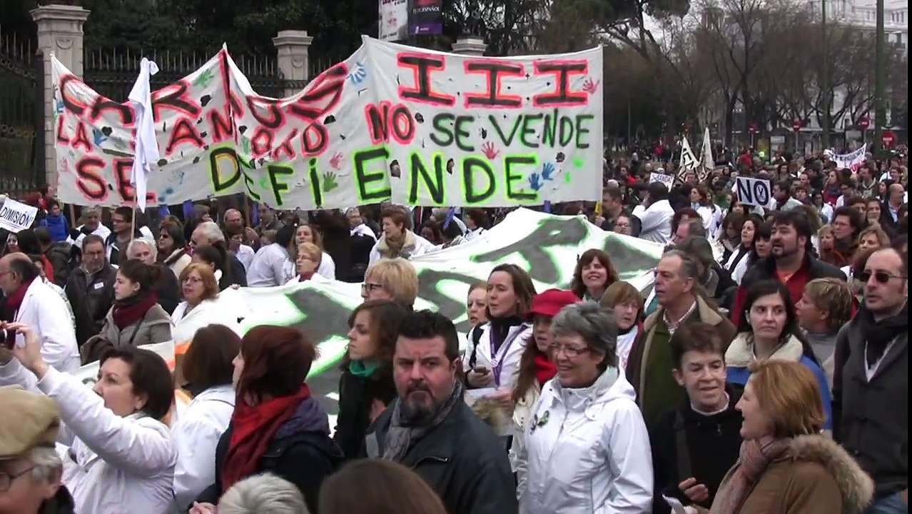 TERCERA MARCHA MAREA BLANCA NACIONAL  17 DE FEBRERO DE 2013