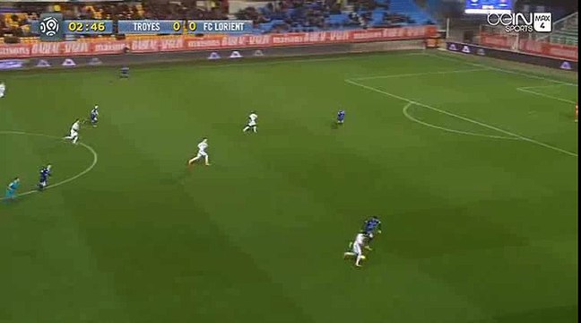 Majeed Waris Goal - Troyes 0 - 1 Lorient - 27-02-2016