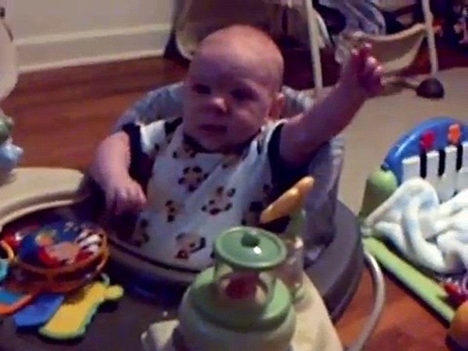 Baby Loves The Hot Dog Song from Mickey Mouse Club House!