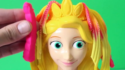 Скачать видео: Play Doh Rapunzel Disney Princess Playset playdo by Unboxingsurpriseegg