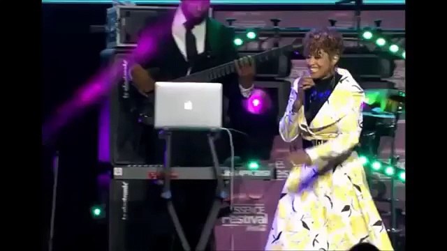 Dorinda Clark Cole at 2015 Essence Music Festival Tribute to Kim Burrell